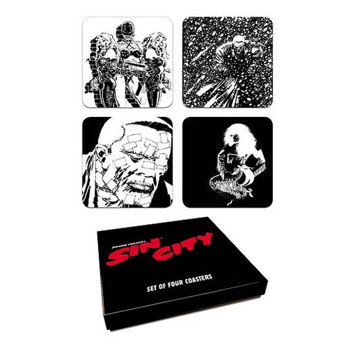Sin City Comic Book Series 2 Coaster Set